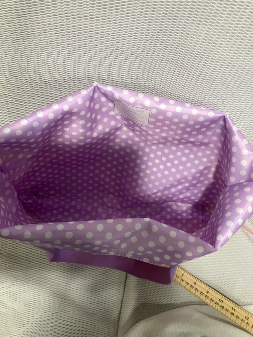 Estee Lauder Pop Art Comic Tote with Lavender Handles - Picture 4 of 8